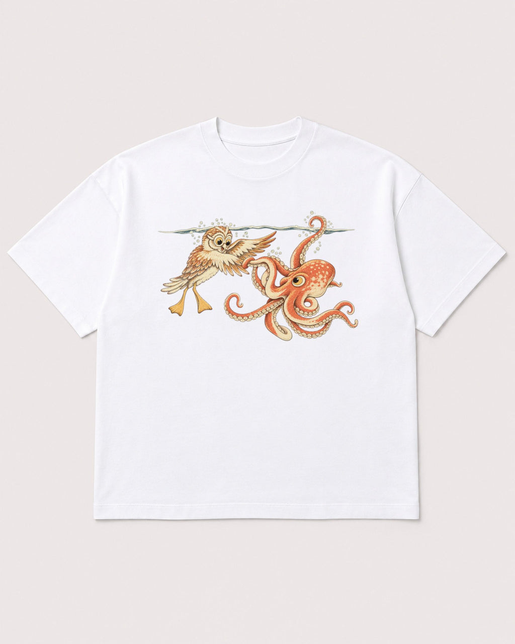 Mockup Boxy Heavyweight Tee White product