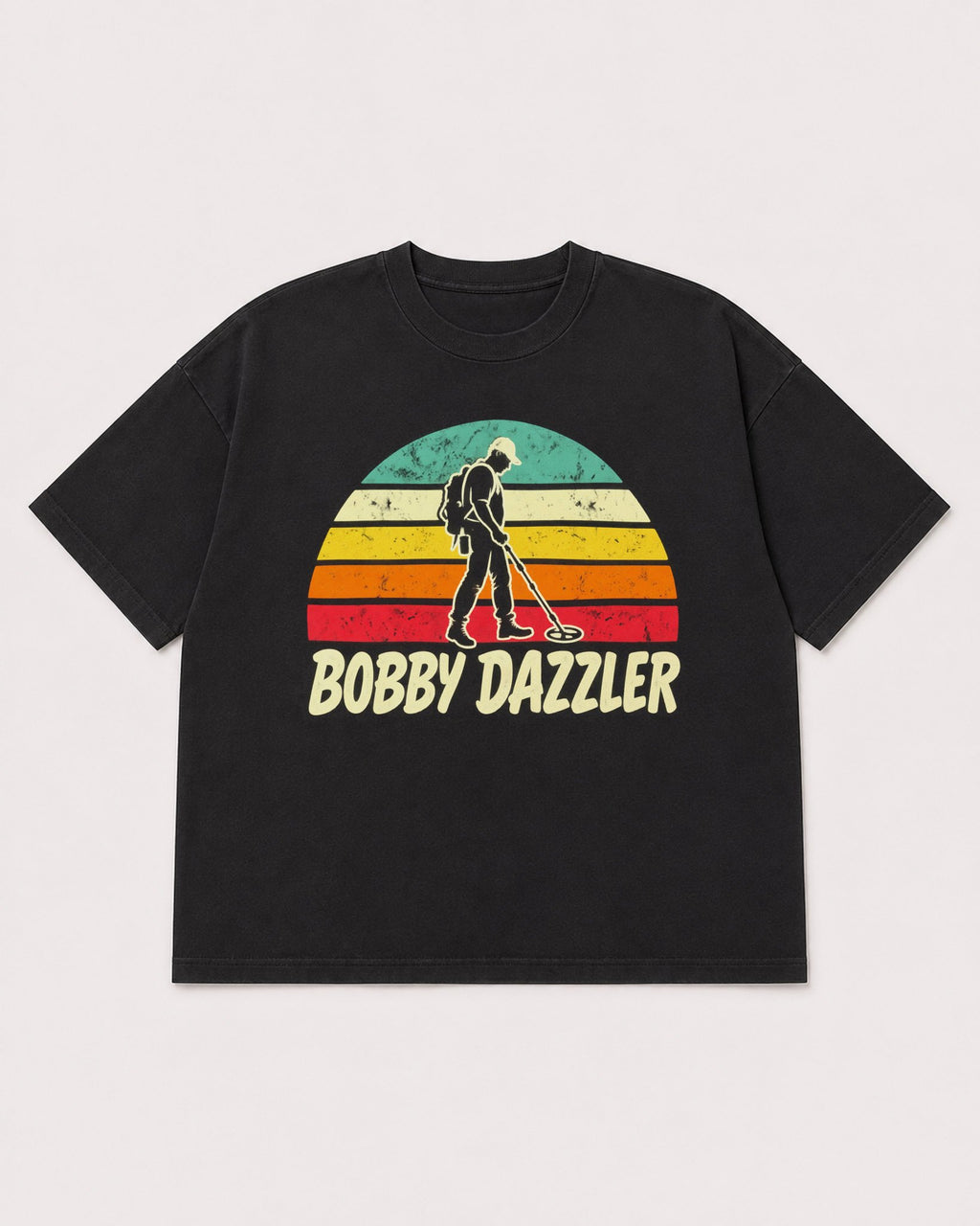 Mockup Boxy Heavyweight Tee Black product