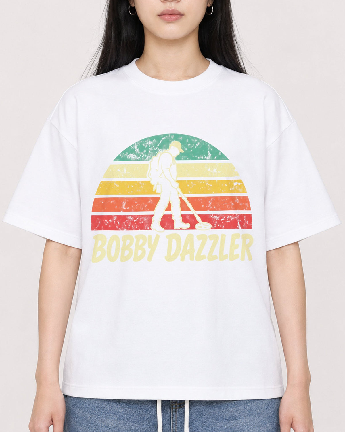 Mockup Boxy Heavyweight Tee White female close-up 01