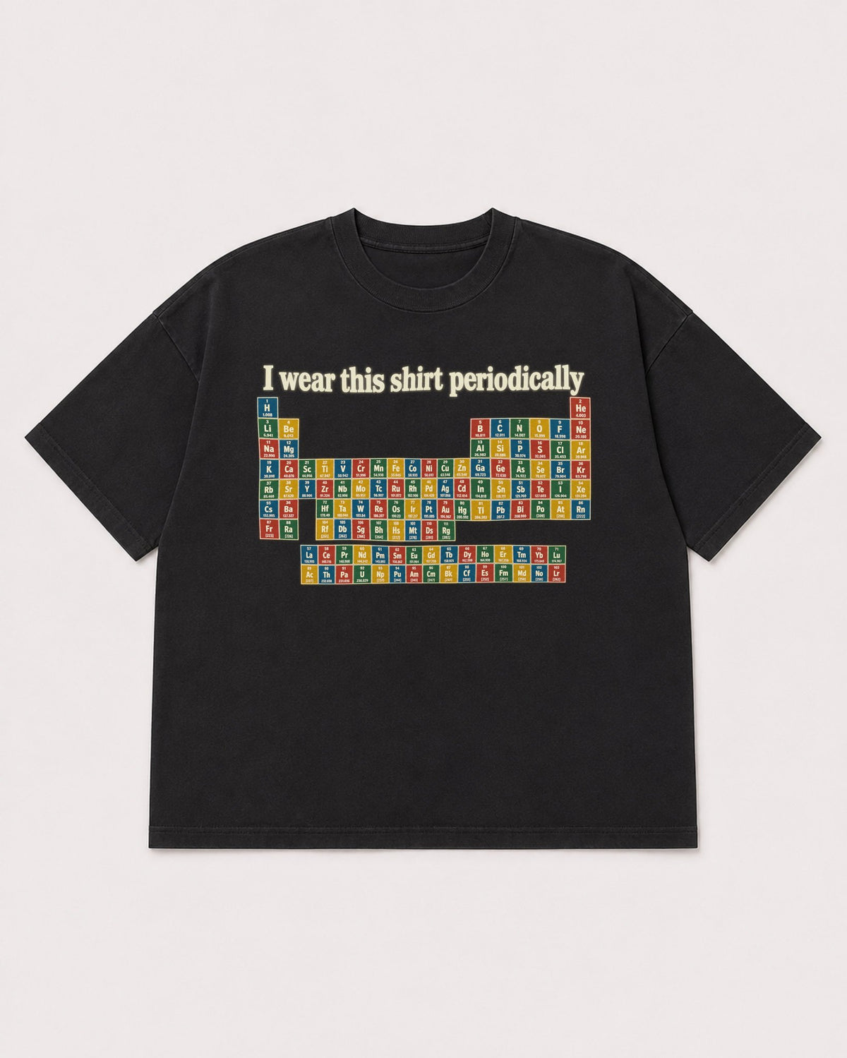 Mockup Boxy Heavyweight Tee Black product