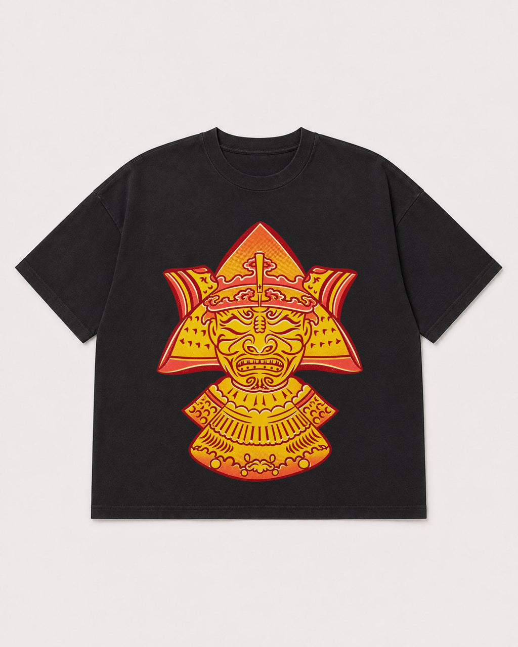 Mockup Boxy Heavyweight Tee Black product