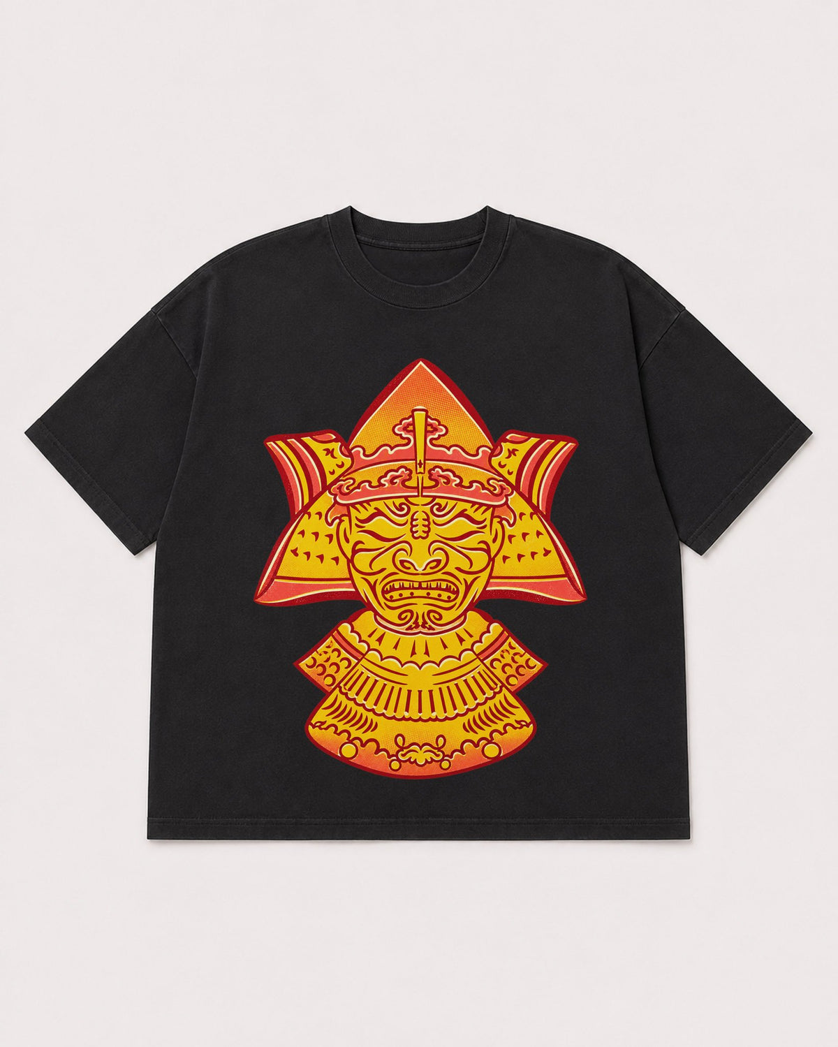 Mockup Boxy Heavyweight Tee Black product