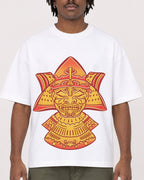 Mockup Boxy Heavyweight Tee White male close-up 04