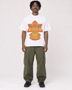 Mockup Boxy Heavyweight Tee White male full-body 04