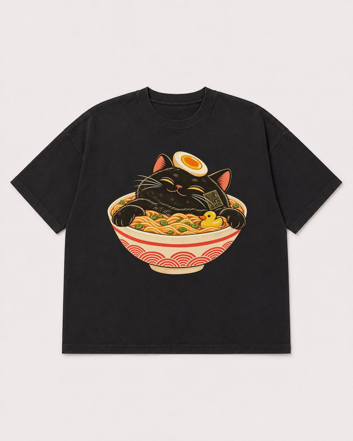 Mockup Boxy Heavyweight Tee Black product