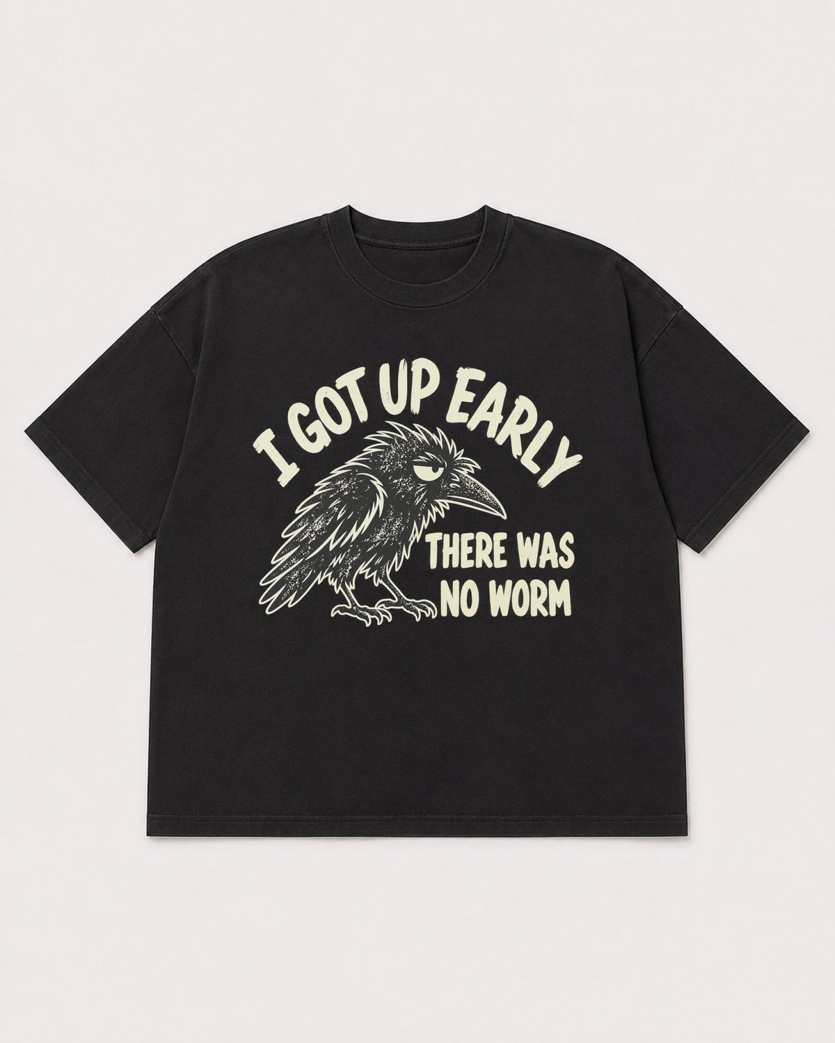 Mockup Boxy Heavyweight Tee Black product