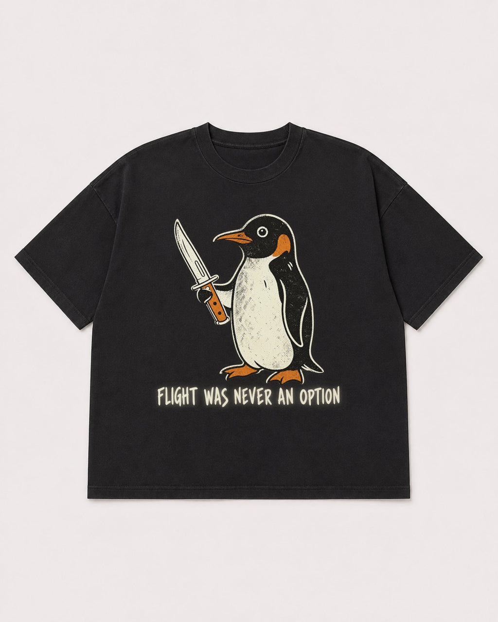 Mockup Boxy Heavyweight Tee Black product