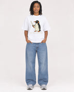 Mockup Boxy Heavyweight Tee White female full-body 15