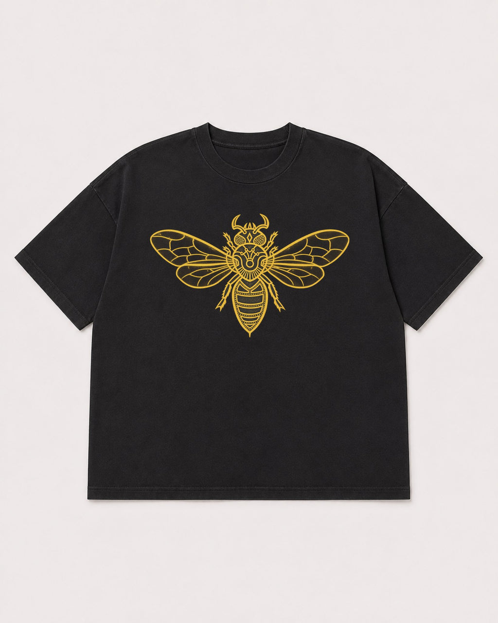Mockup Boxy Heavyweight Tee Black product