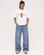 Mockup Boxy Heavyweight Tee White female full-body 25