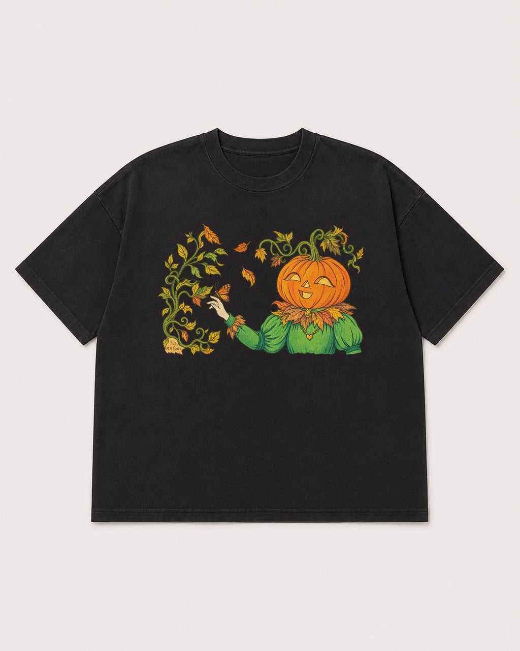 Mockup Boxy Heavyweight Tee Black product