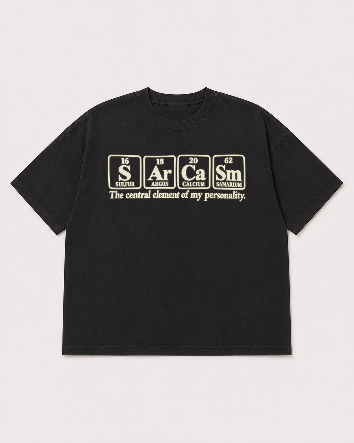 Mockup Boxy Heavyweight Tee Black product