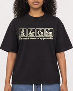 Mockup Boxy Heavyweight Tee Black female close-up 05