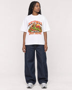 Mockup Boxy Heavyweight Tee White female full-body 04