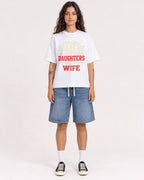 Mockup Boxy Heavyweight Tee White female full-body 06