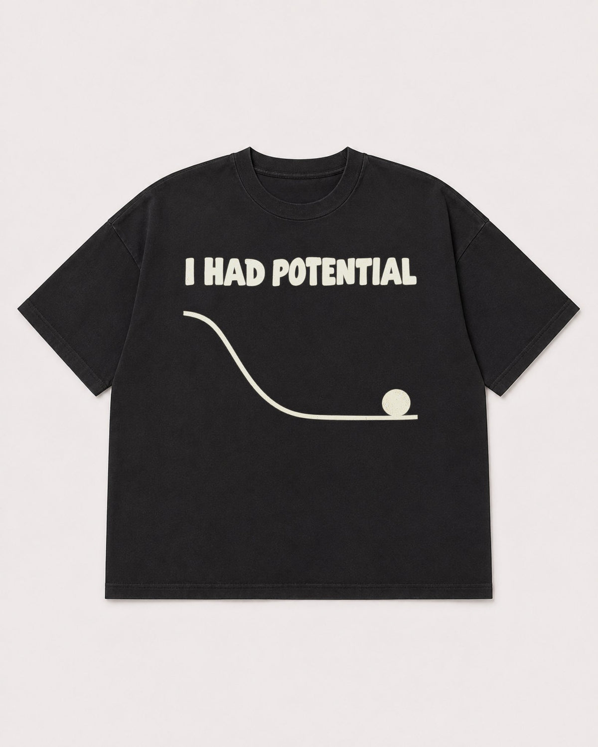 Mockup Boxy Heavyweight Tee Black product
