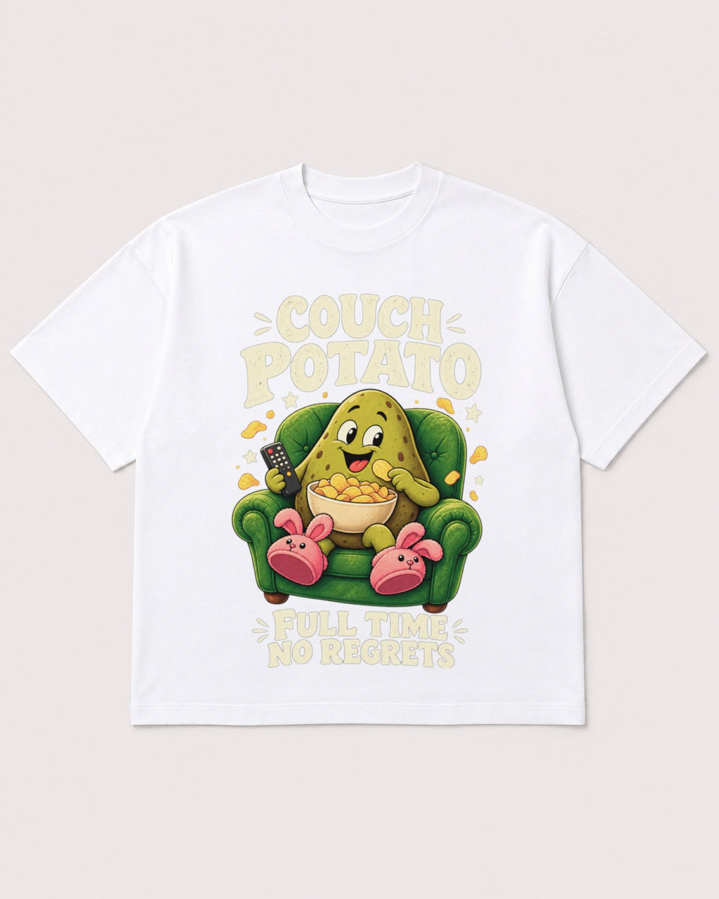 Mockup Boxy Heavyweight Tee White product