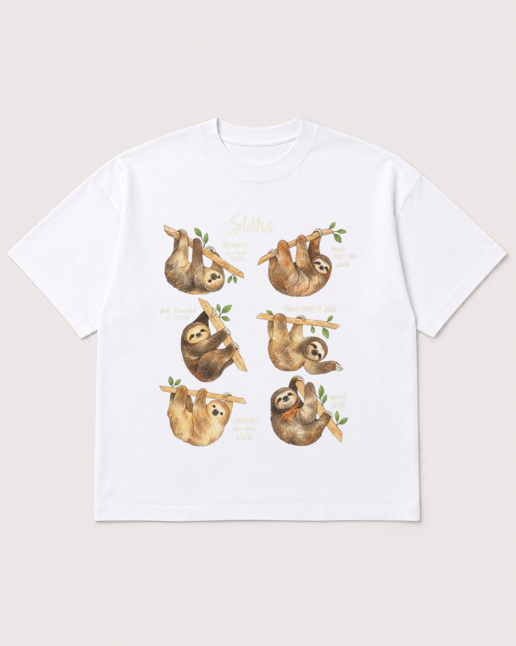 Mockup Boxy Heavyweight Tee White product