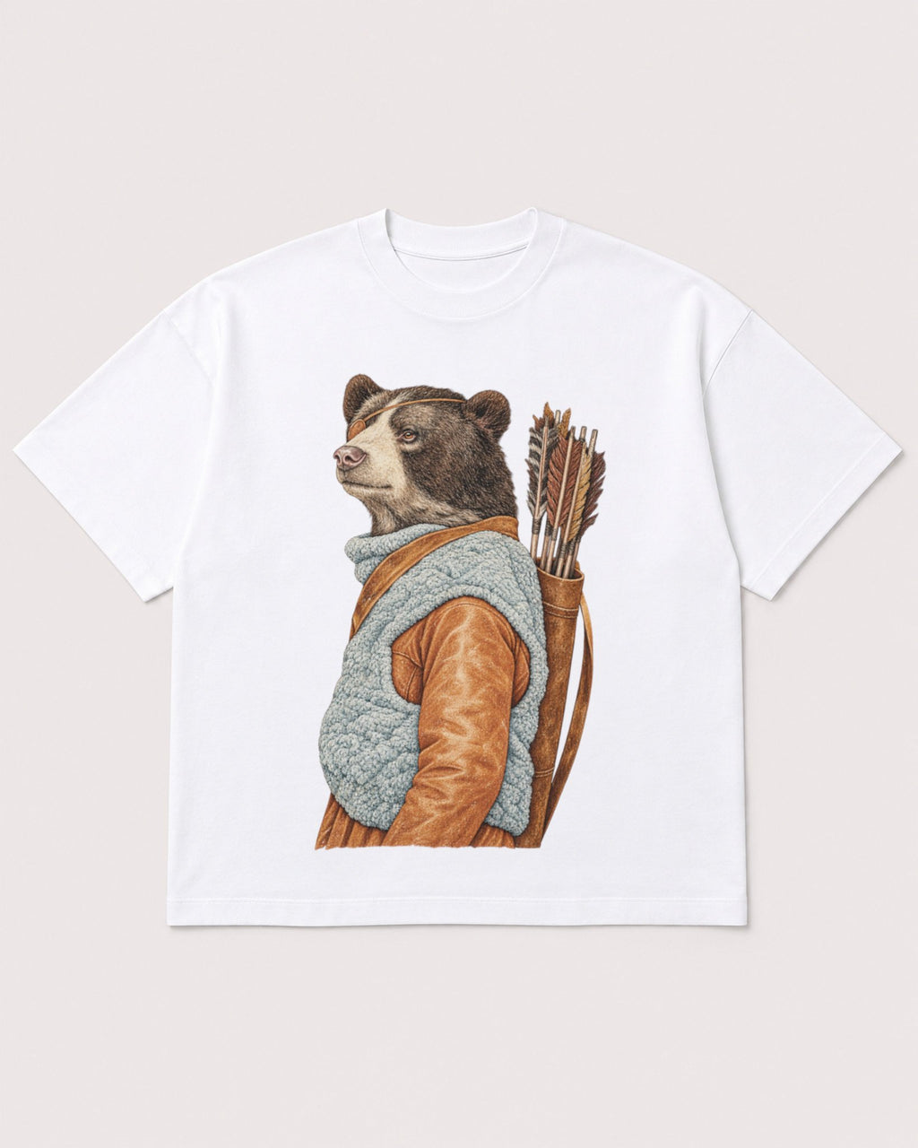 Mockup Boxy Heavyweight Tee White product
