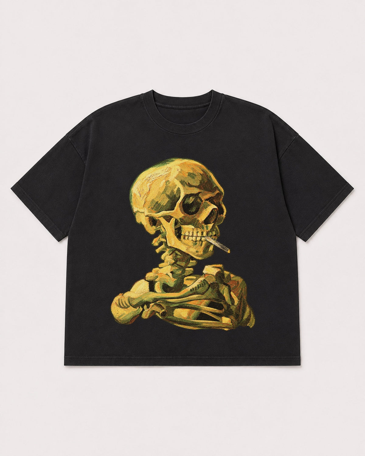 Mockup Boxy Heavyweight Tee Black product