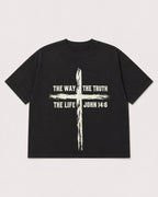 Mockup Boxy Heavyweight Tee Black product