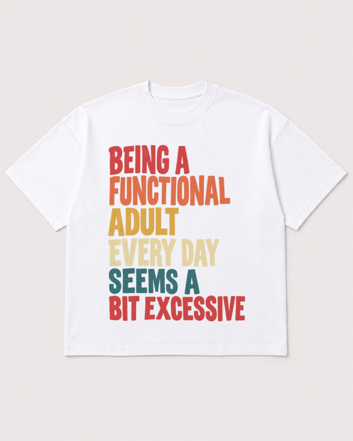 Mockup Boxy Heavyweight Tee White product