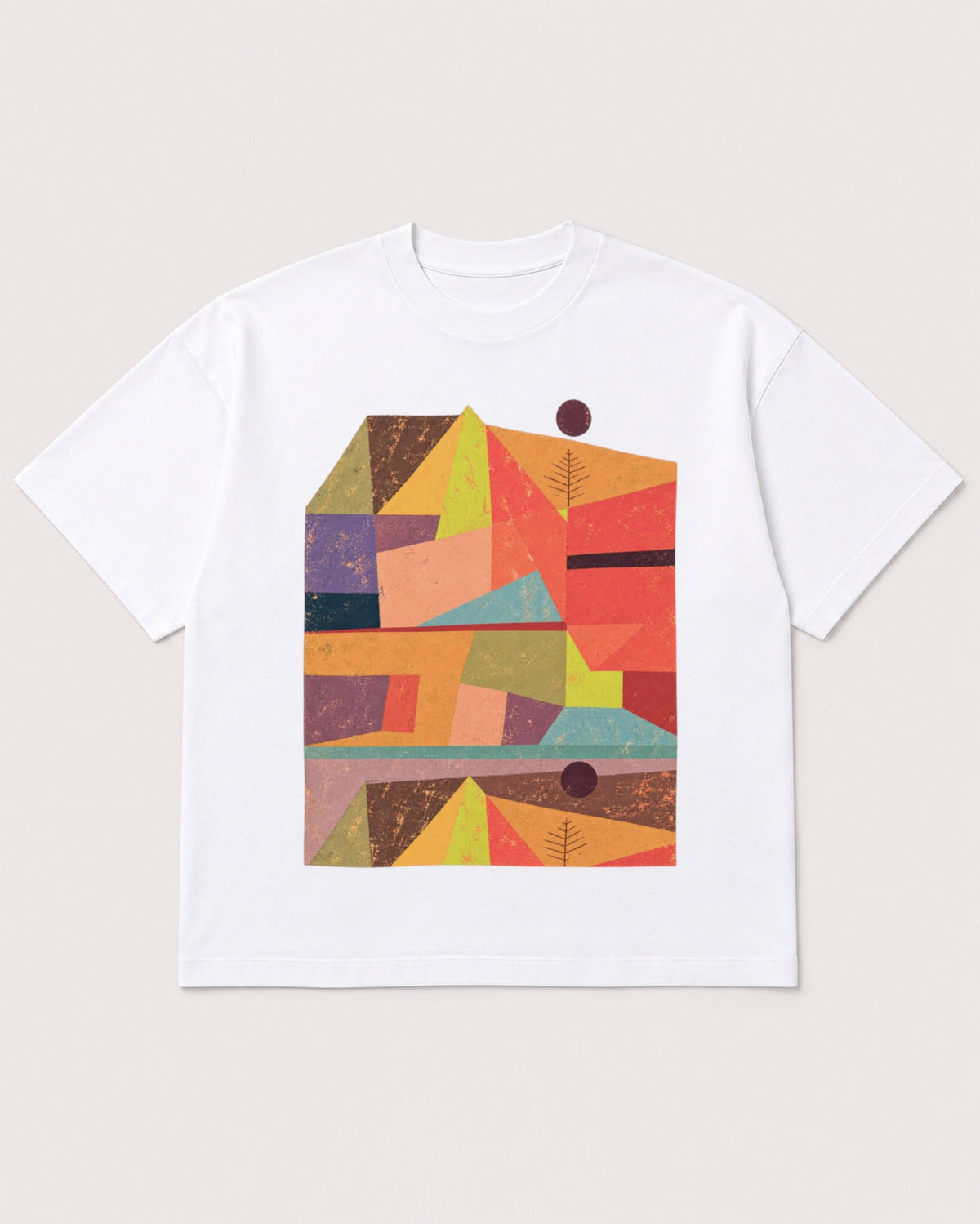 Mockup Boxy Heavyweight Tee White product