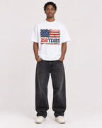 Mockup Boxy Heavyweight Tee White male full-body 05