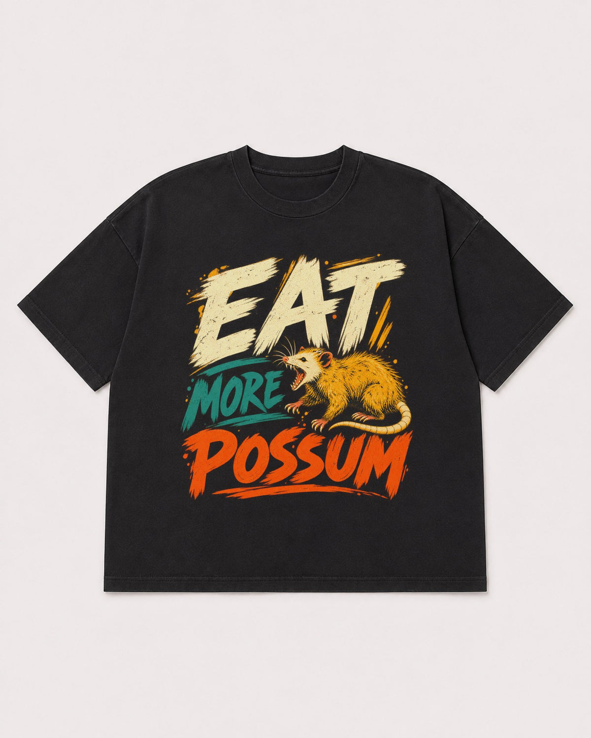 Mockup Boxy Heavyweight Tee Black product