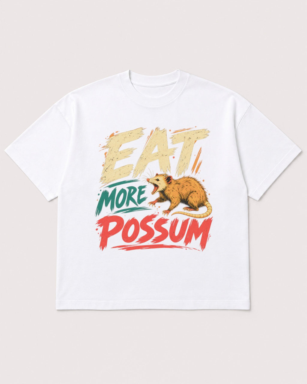 Mockup Boxy Heavyweight Tee White product