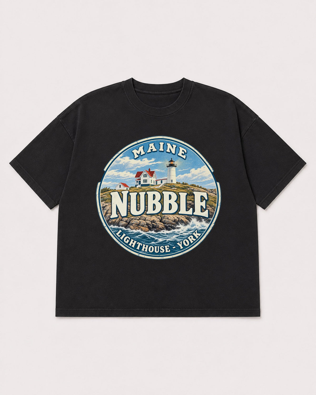 Mockup Boxy Heavyweight Tee Black product