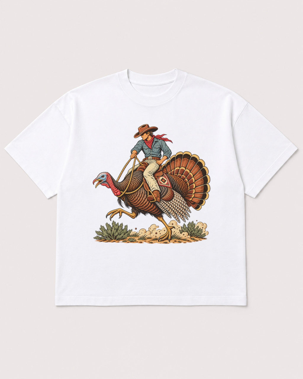 Mockup Boxy Heavyweight Tee White product