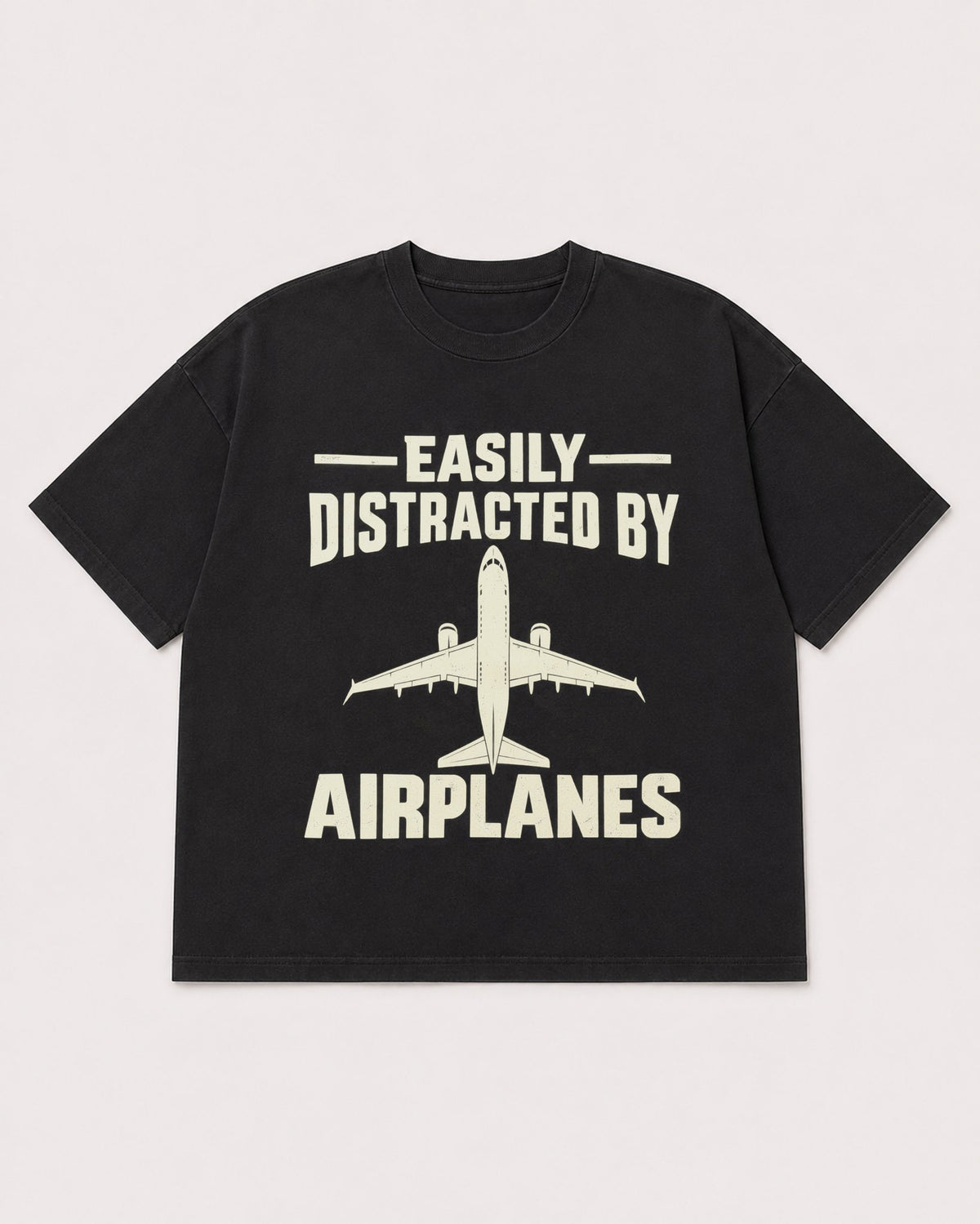 Mockup Boxy Heavyweight Tee Black product
