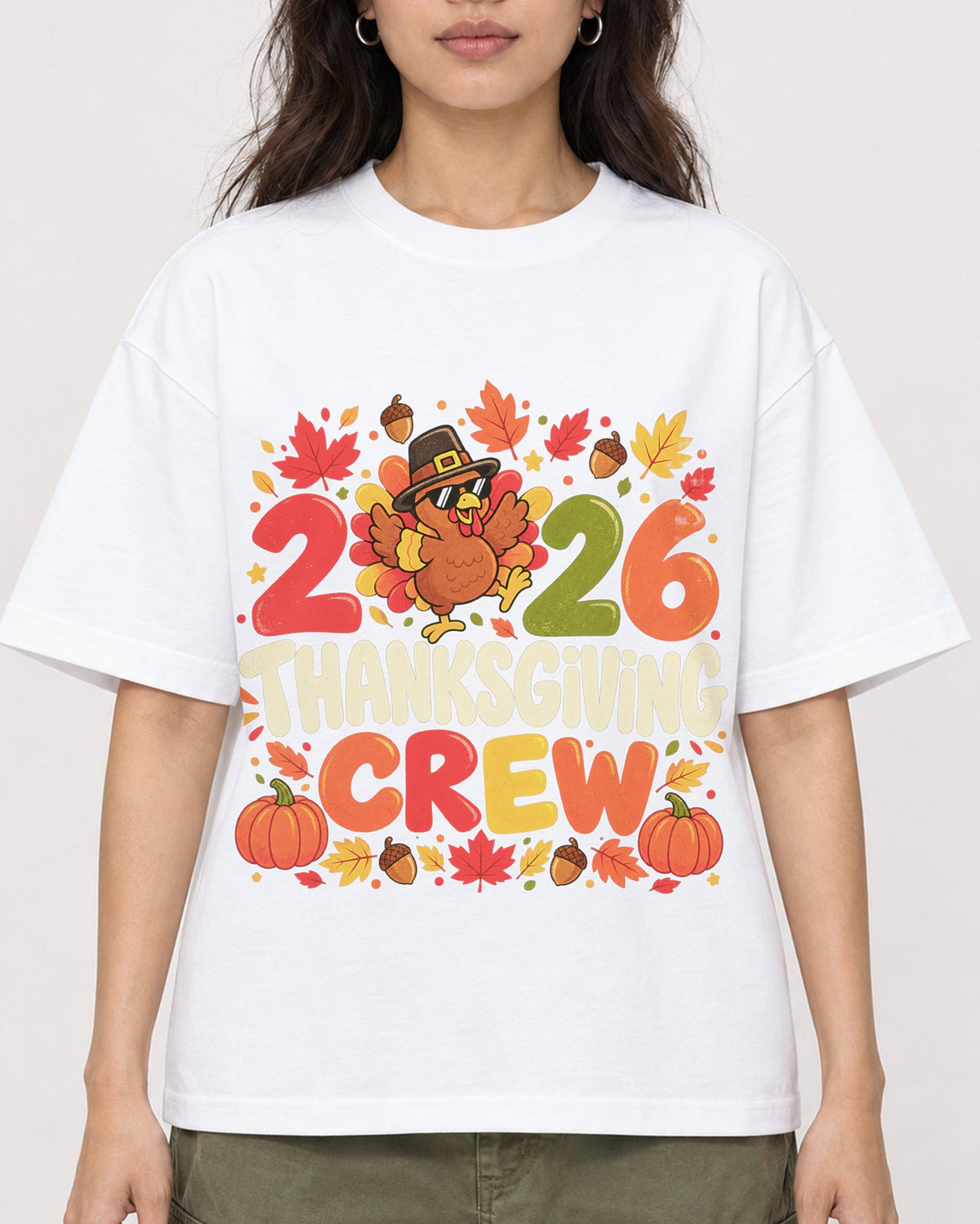 Mockup Boxy Heavyweight Tee White female close-up 02