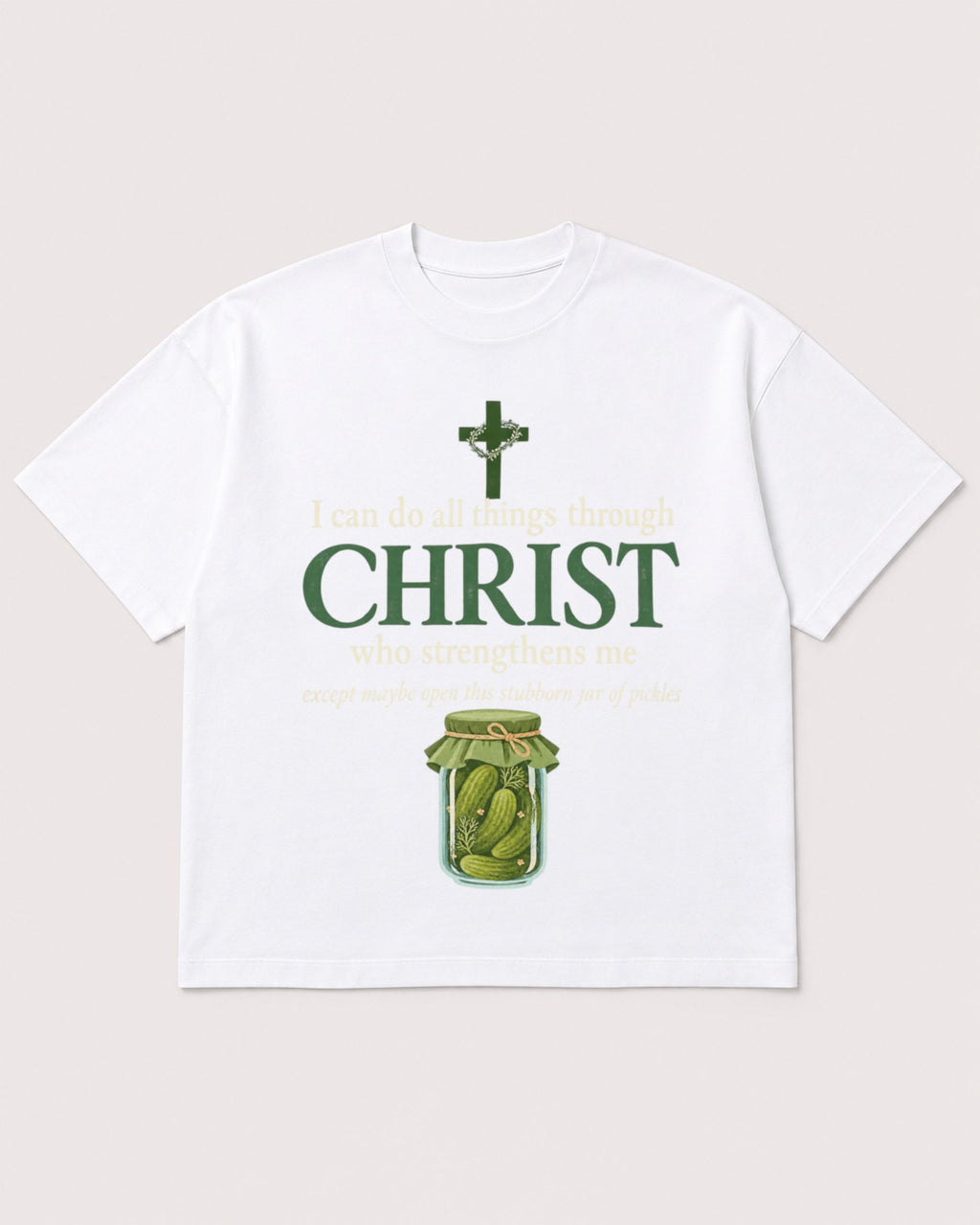 Mockup Boxy Heavyweight Tee White product
