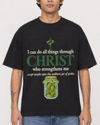 Mockup Boxy Heavyweight Tee Black male close-up 06