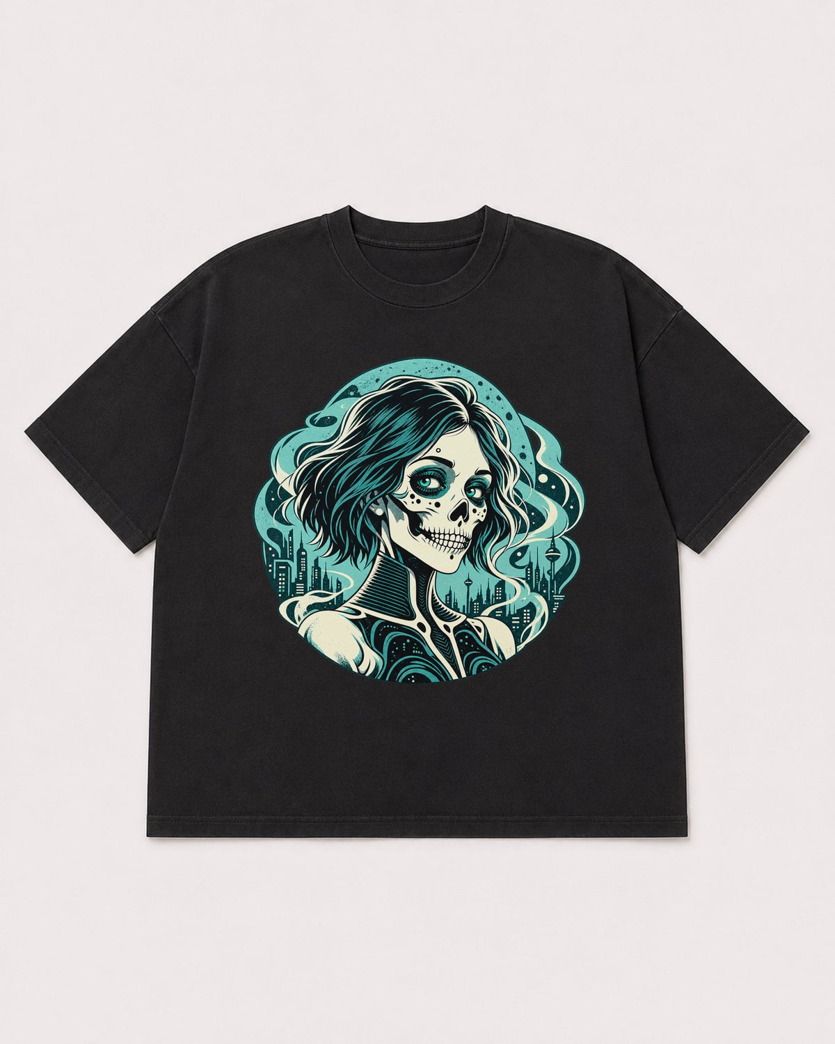 Mockup Boxy Heavyweight Tee Black product