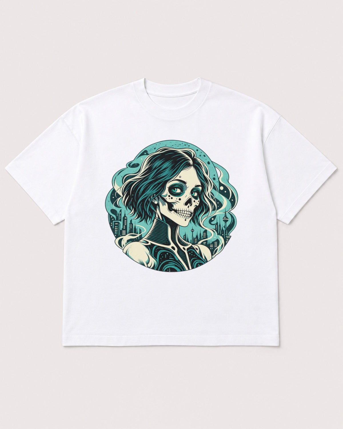 Mockup Boxy Heavyweight Tee White product