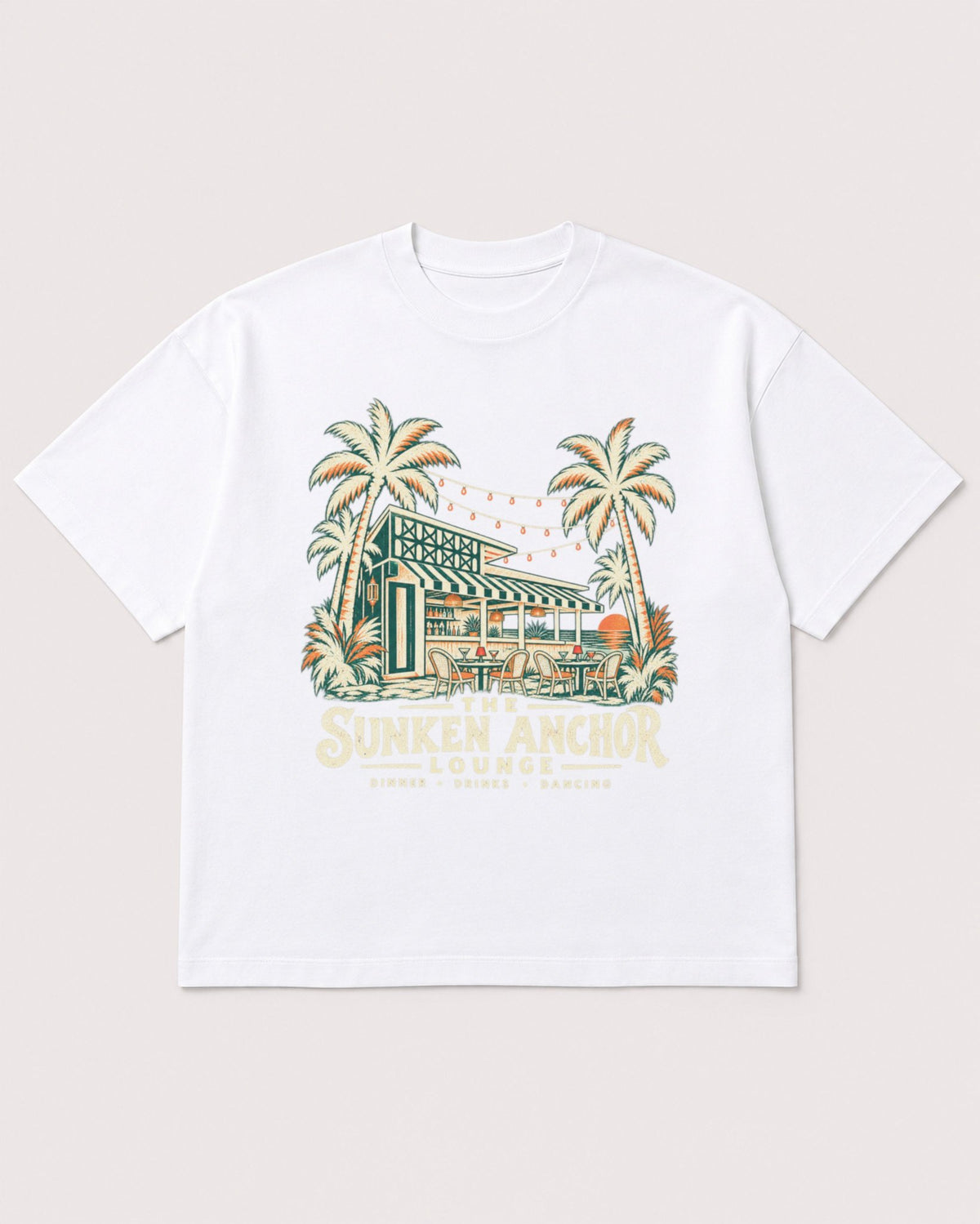 Mockup Boxy Heavyweight Tee White product