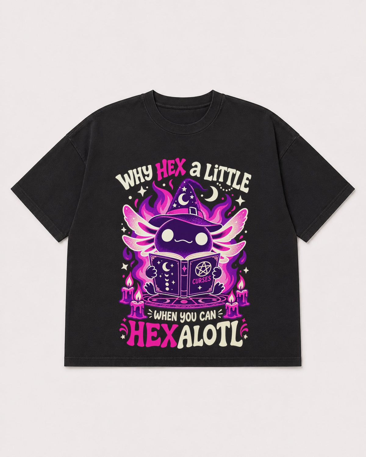 Mockup Boxy Heavyweight Tee Black product
