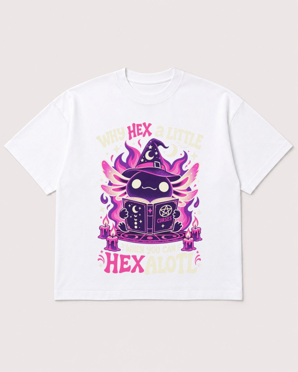 Mockup Boxy Heavyweight Tee White product