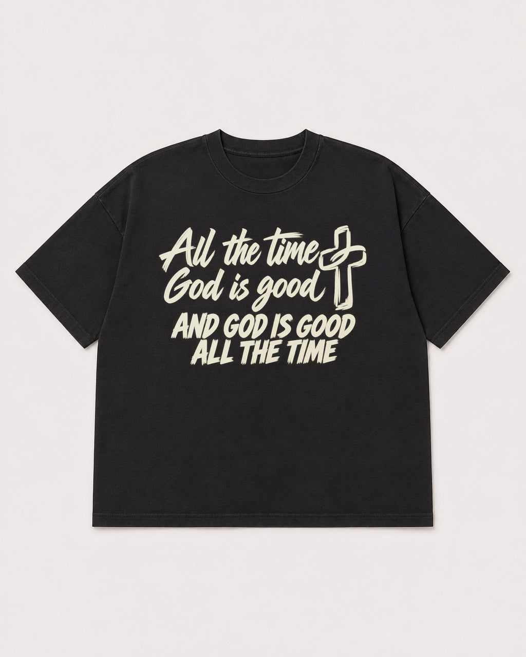 Mockup Boxy Heavyweight Tee Black product