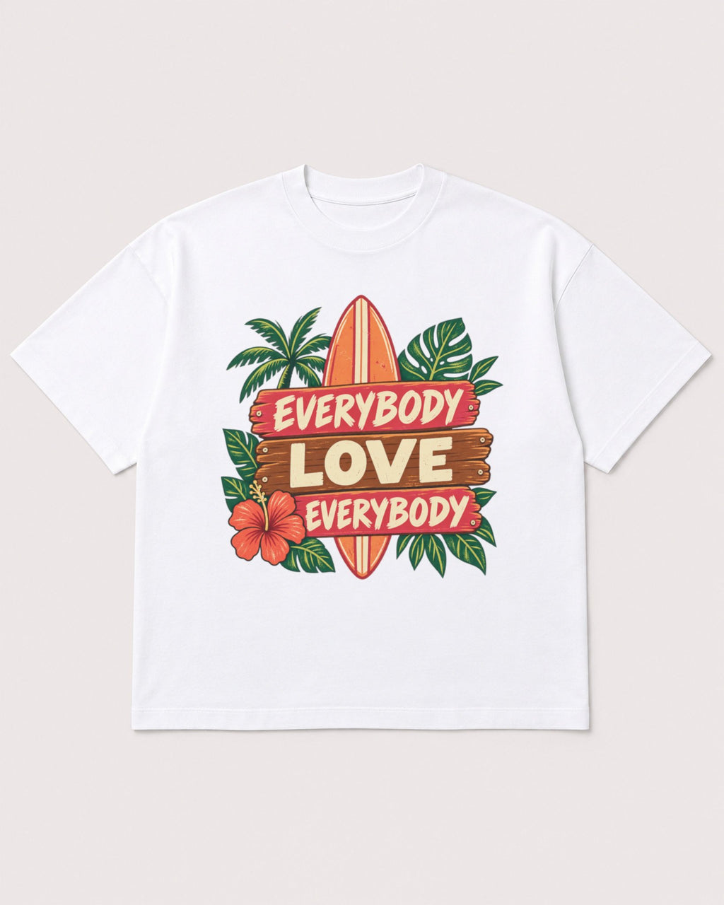 Mockup Boxy Heavyweight Tee White product