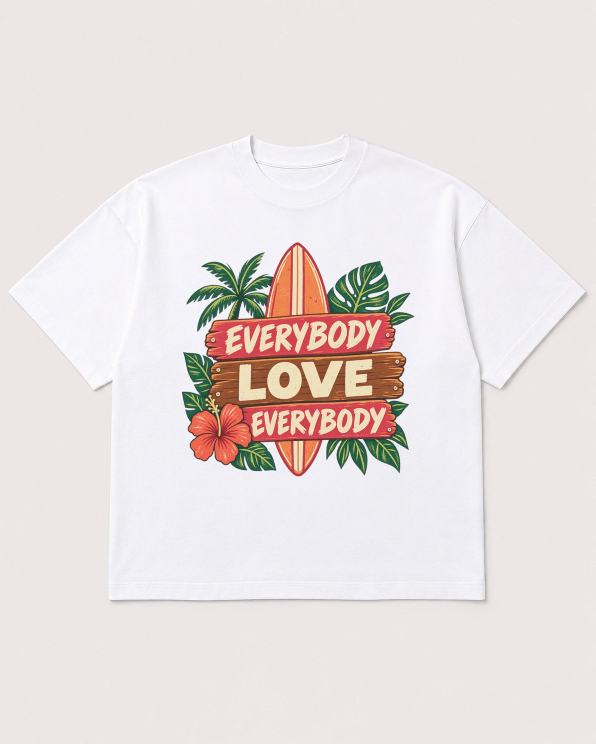 Mockup Boxy Heavyweight Tee White product