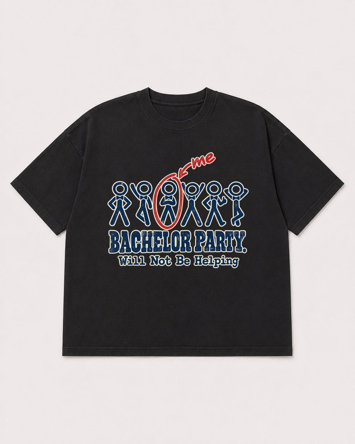 Mockup Boxy Heavyweight Tee Black product