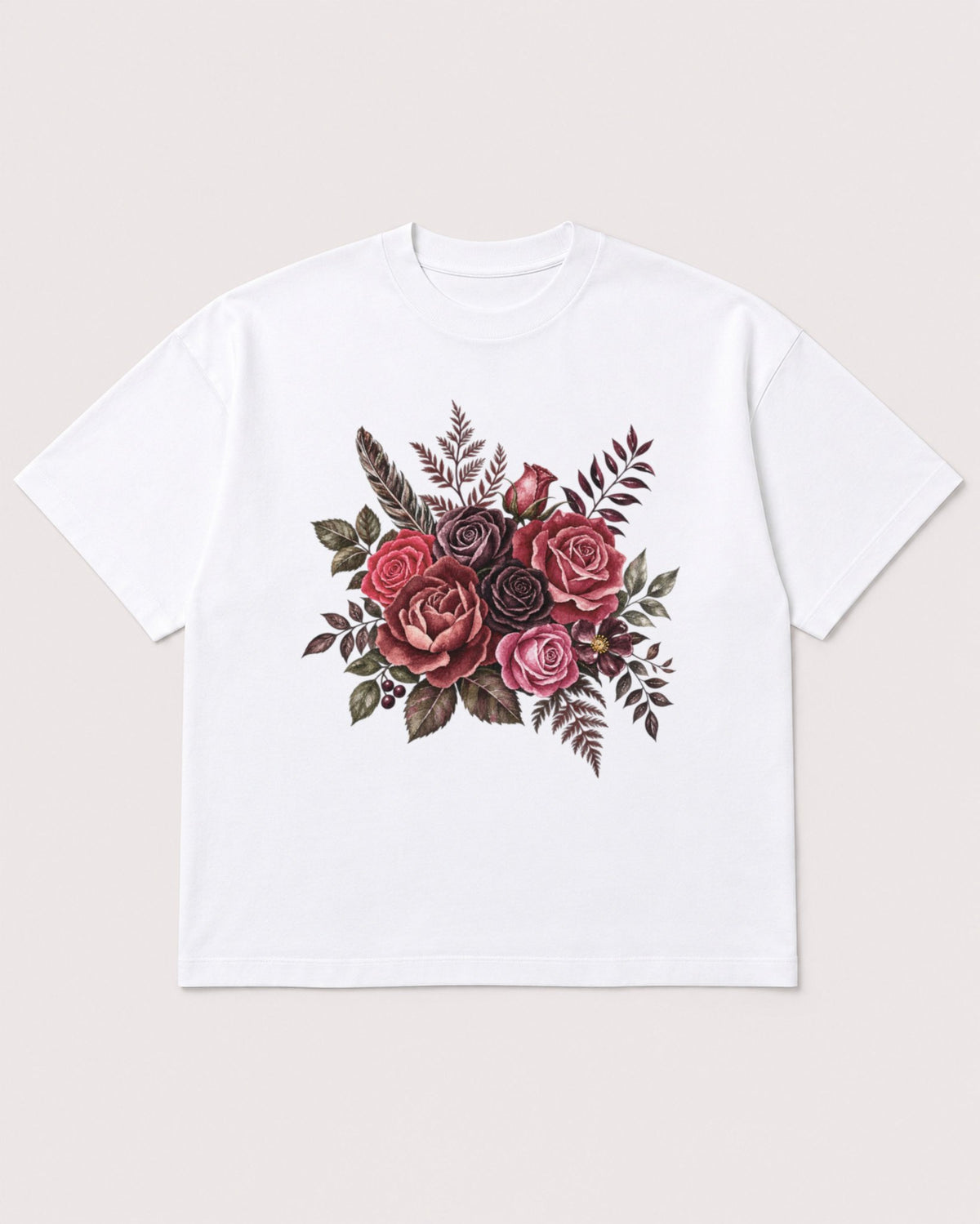 Mockup Boxy Heavyweight Tee White product