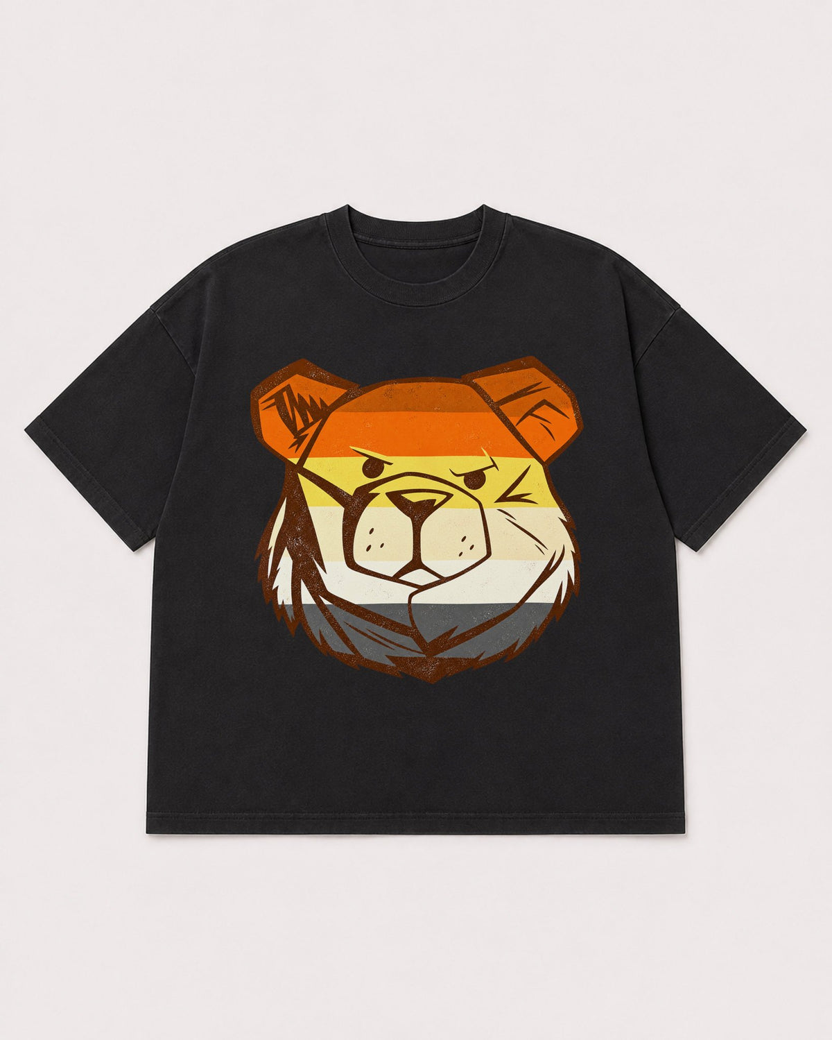 Mockup Boxy Heavyweight Tee Black product