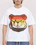 Mockup Boxy Heavyweight Tee White male close-up 03