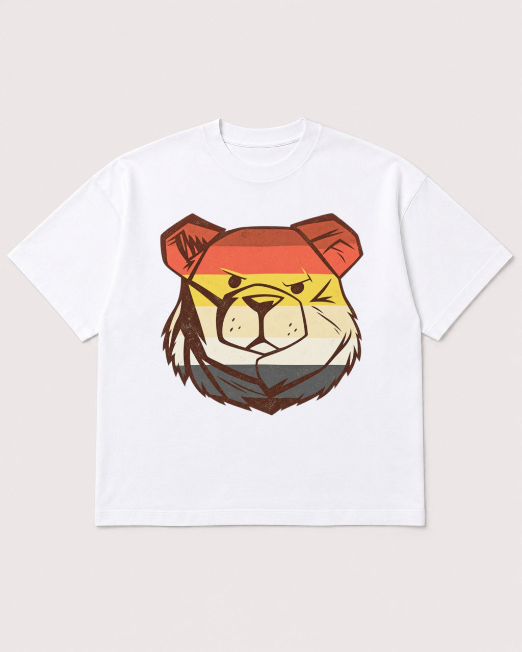 Mockup Boxy Heavyweight Tee White product