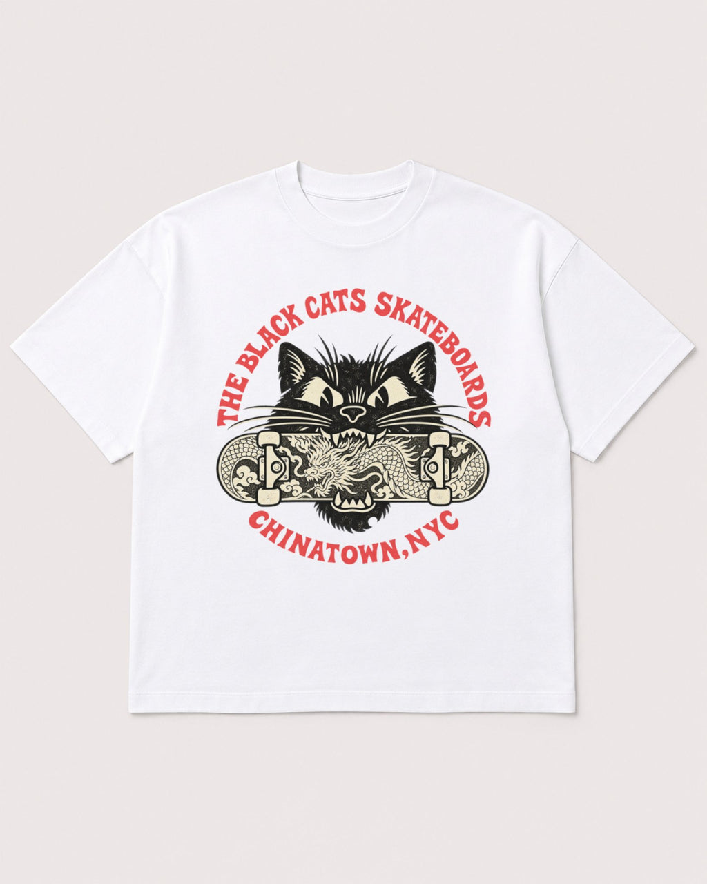 Mockup Boxy Heavyweight Tee White product